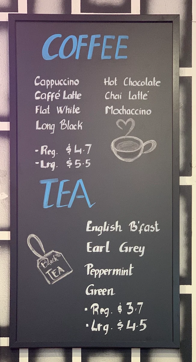 Menu, The Heights Bakery