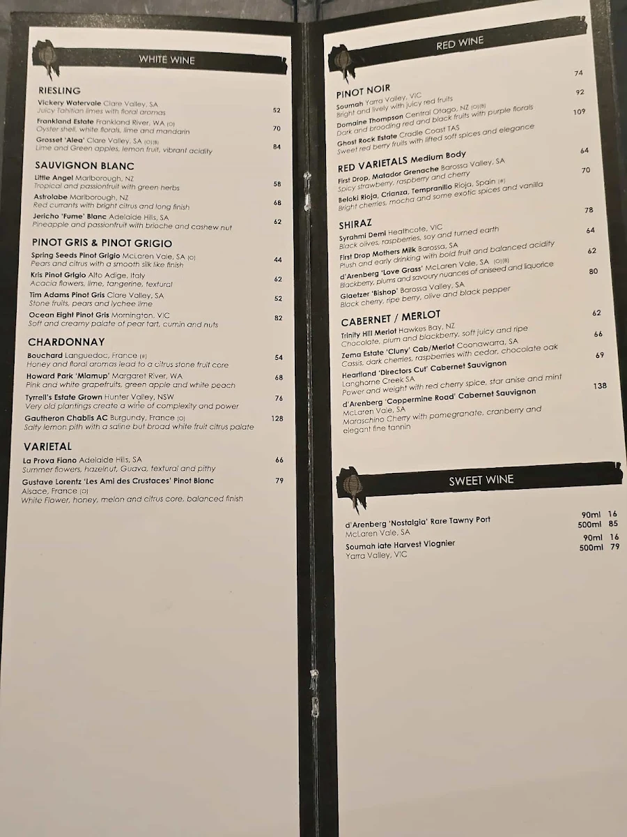 Menu, Spice Den Restaurant Casuarina