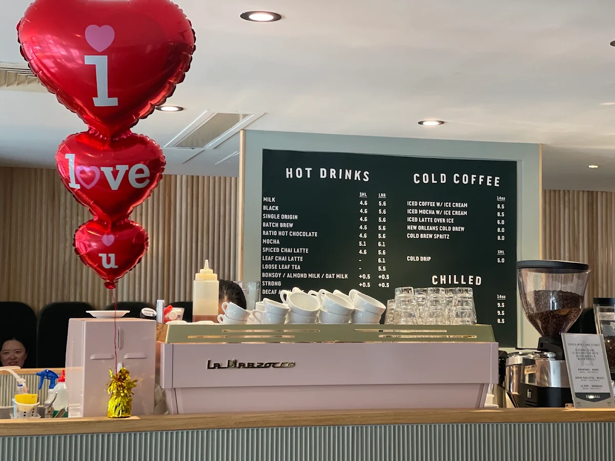Menu, Axil Coffee Roasters Galleria