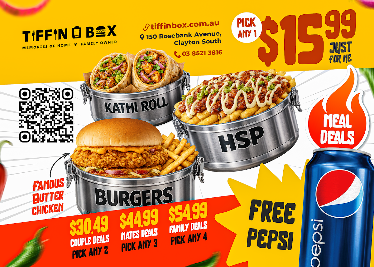 Menu, Tiffin Box