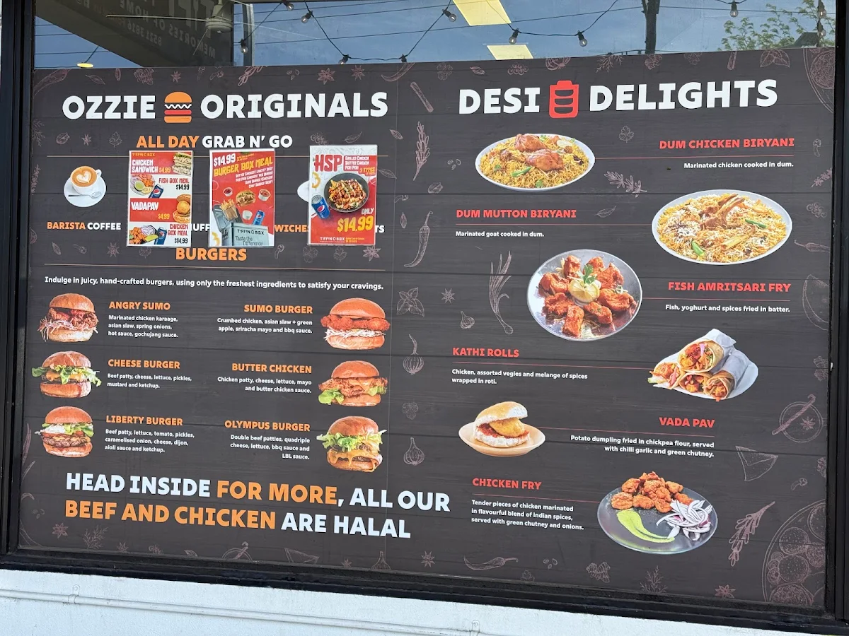 Menu, Tiffin Box