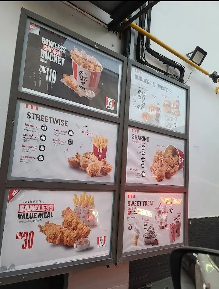 Menu, KFC Ringwood