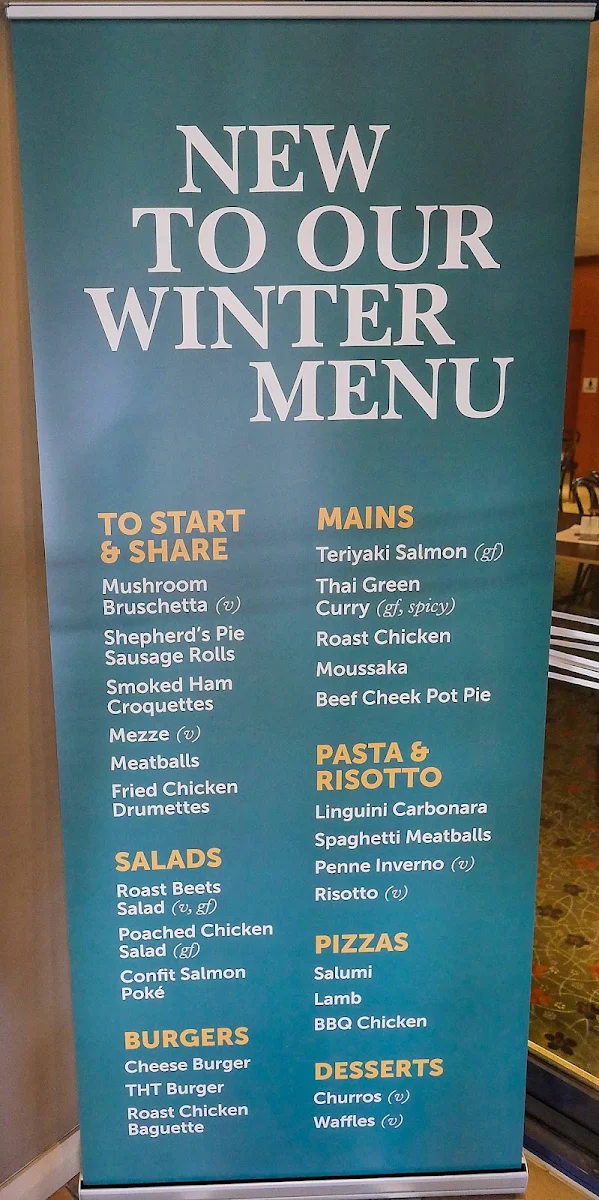 Menu, Terrey Hills Tavern