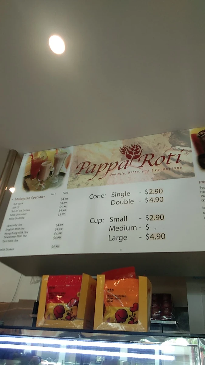 Menu, Papparoti