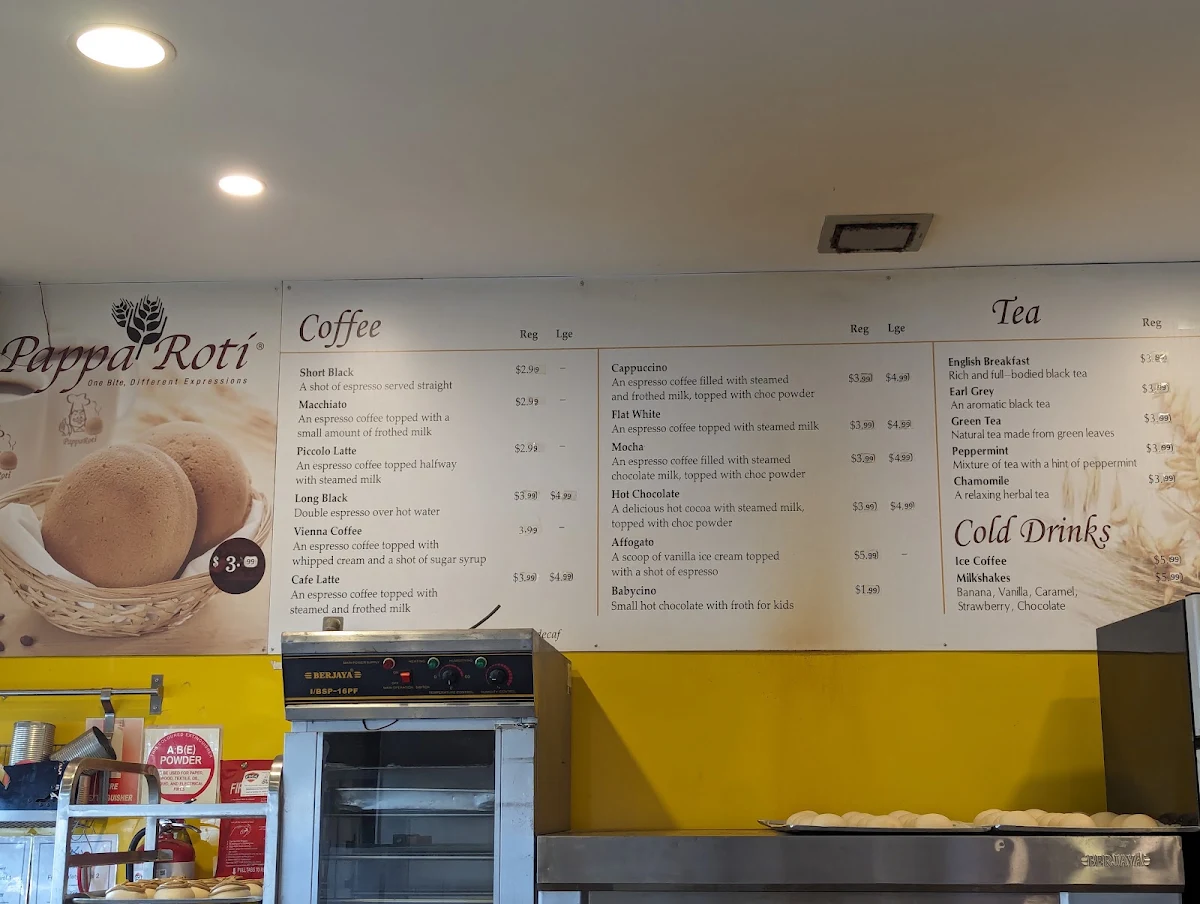 Menu, Papparoti