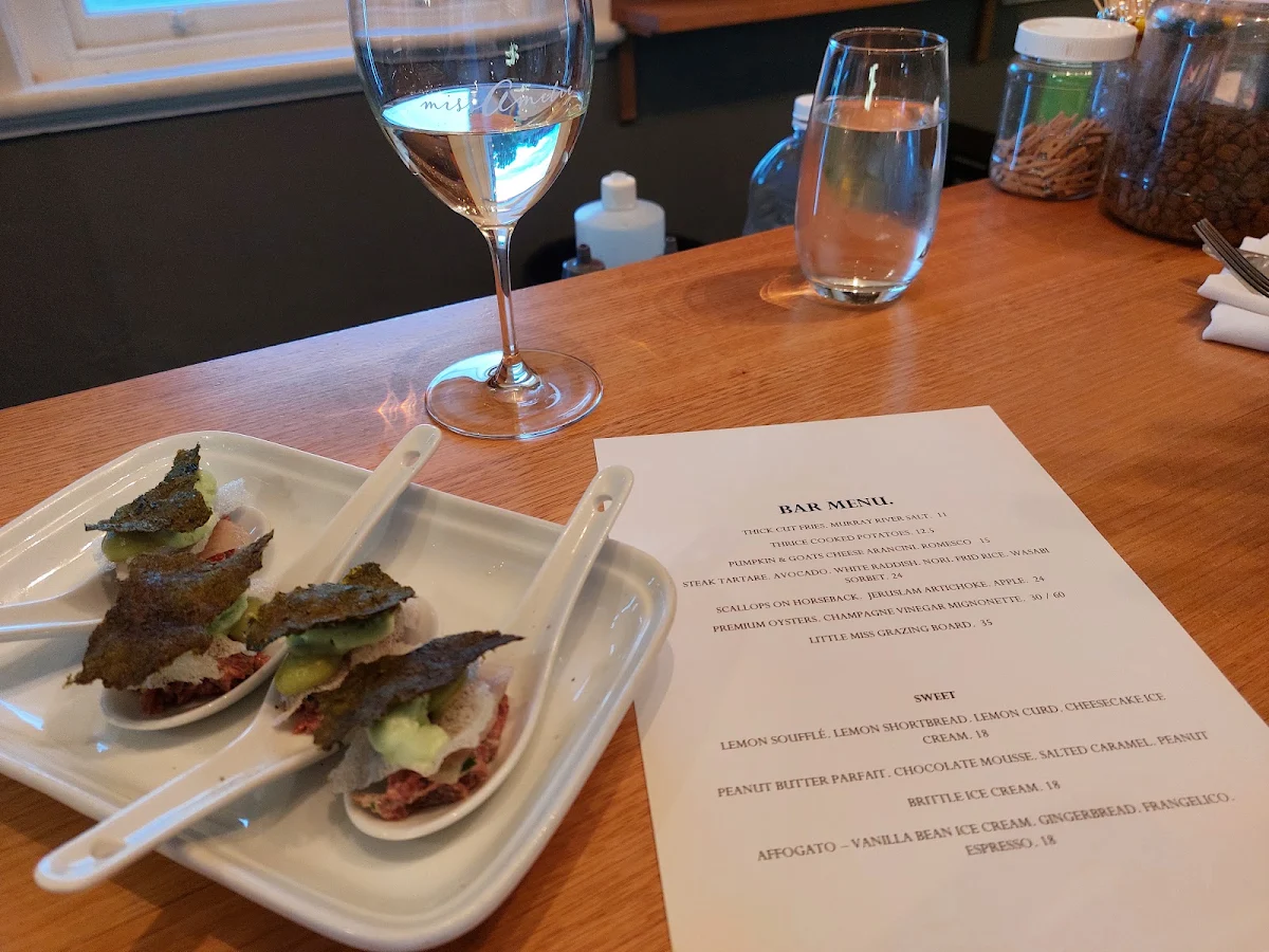 Menu, Miss Amelie