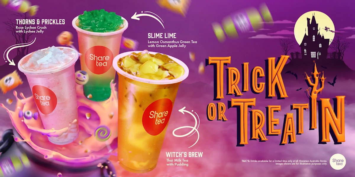 Menu, Sharetea Winston Hills