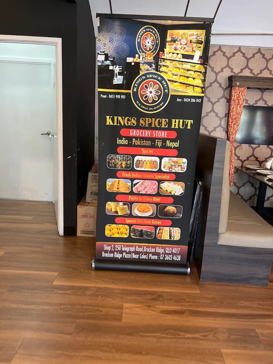 Menu, KINGS'S CURRY HUT