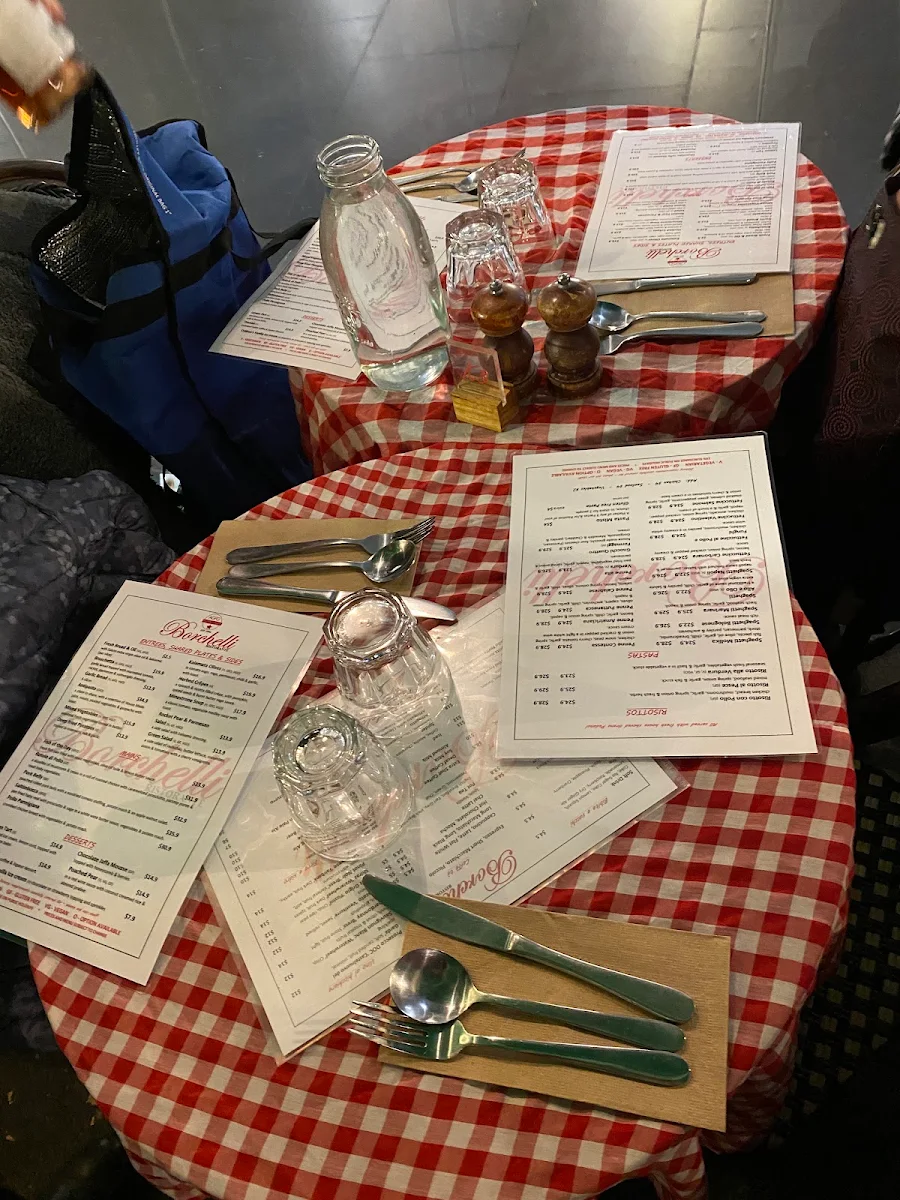 Menu, Borchelli Ristorante