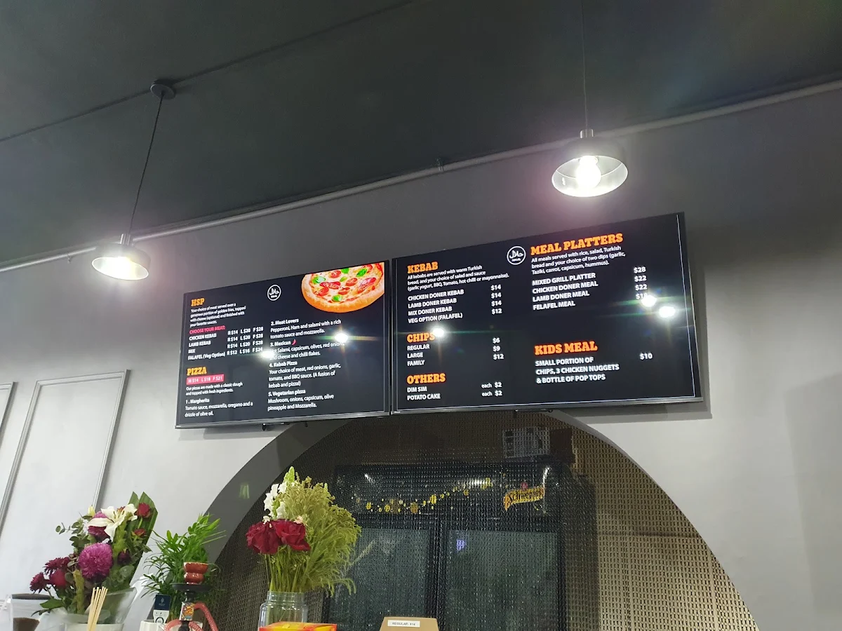 Menu, Amal Kebab & Crust
