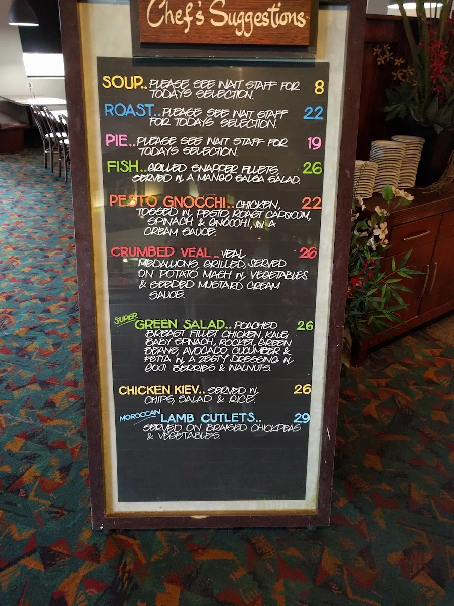 Menu, The Coach