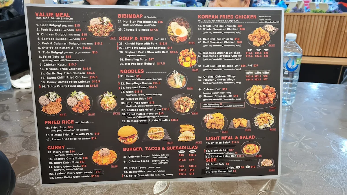 Menu, Crispers - Korean Gourmet Chicken