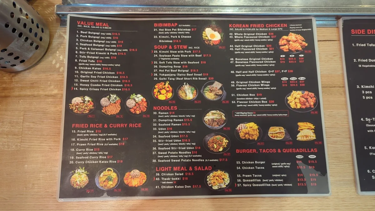 Menu, Crispers - Korean Gourmet Chicken