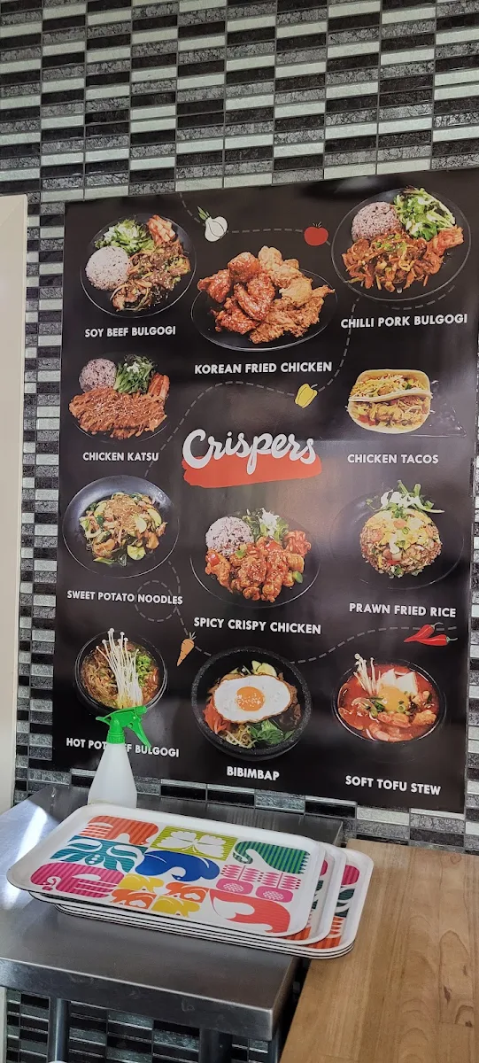 Menu, Crispers - Korean Gourmet Chicken