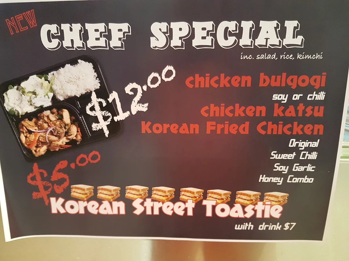 Menu, Crispers - Korean Gourmet Chicken