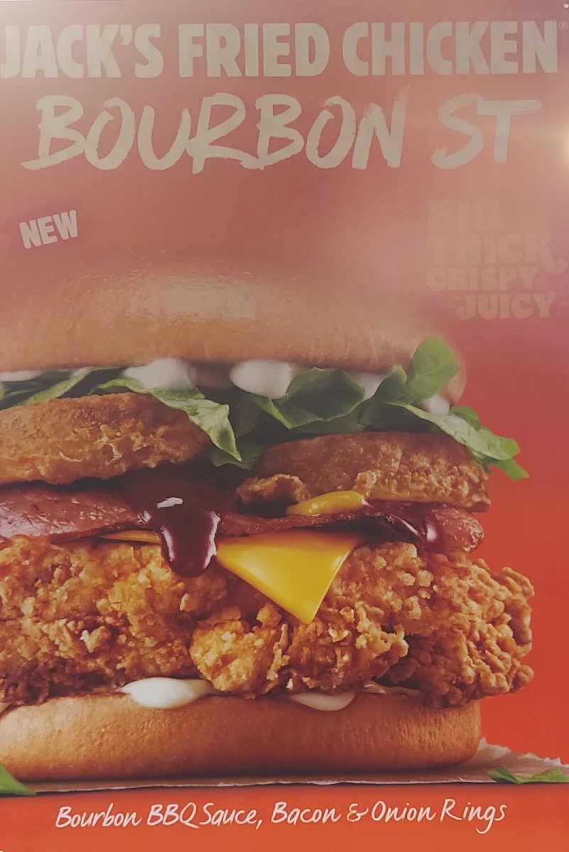 Menu, Hungry Jack's Burgers Werribee