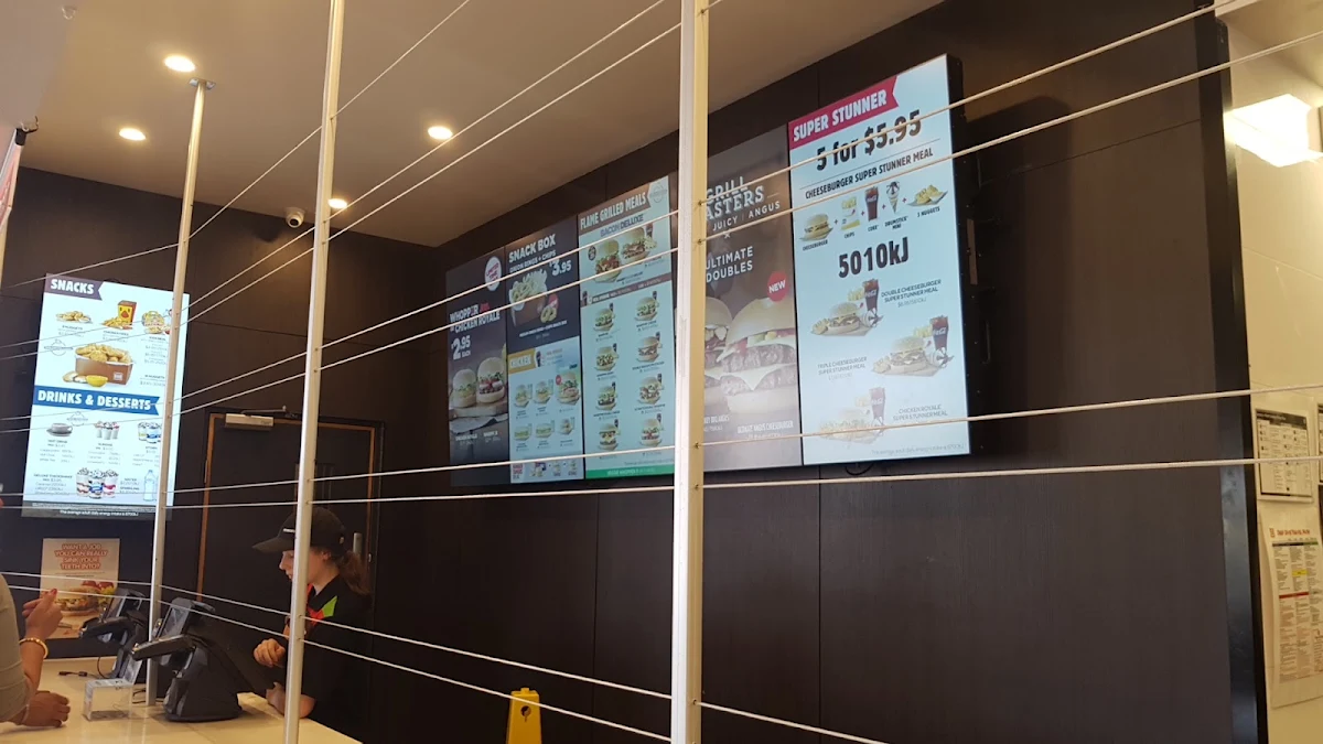 Menu, Hungry Jack's Burgers Werribee