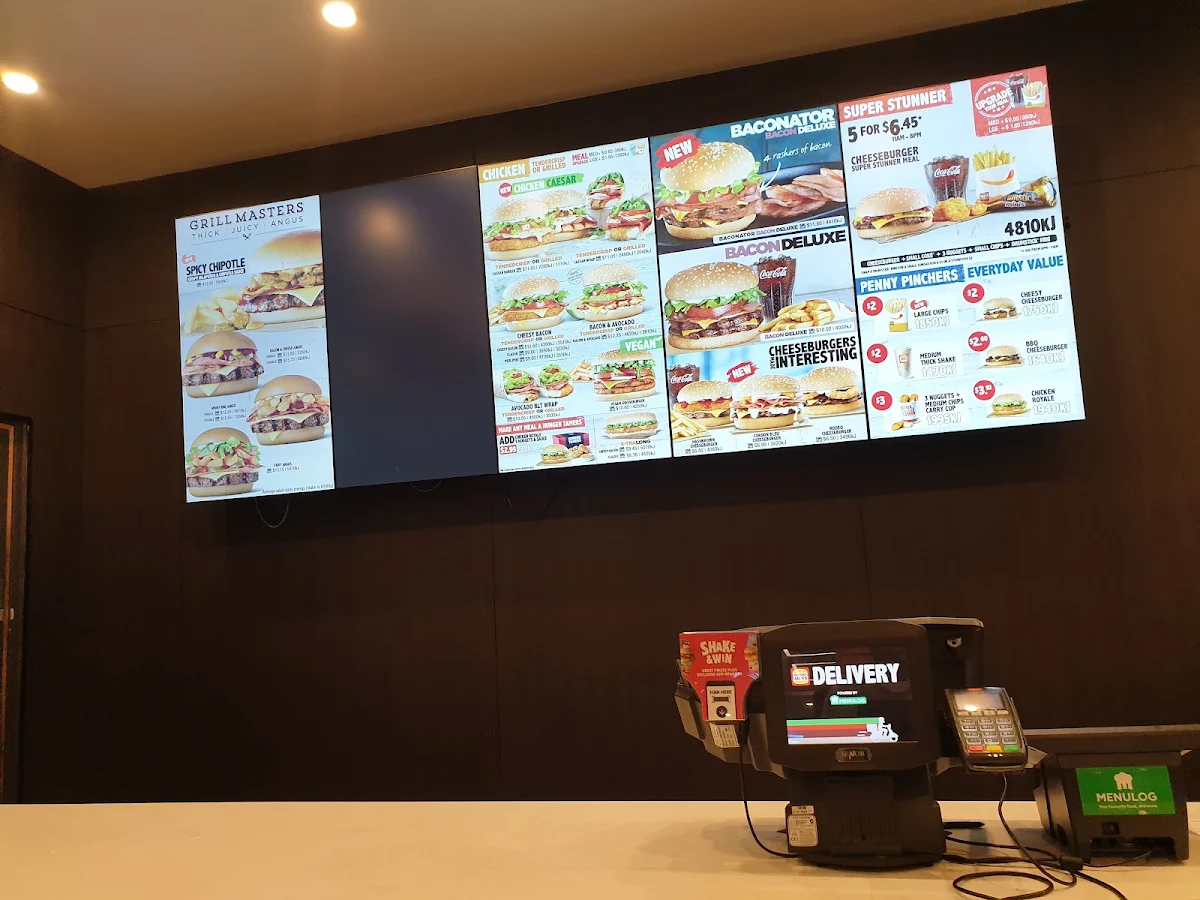 Menu, Hungry Jack's Burgers Werribee