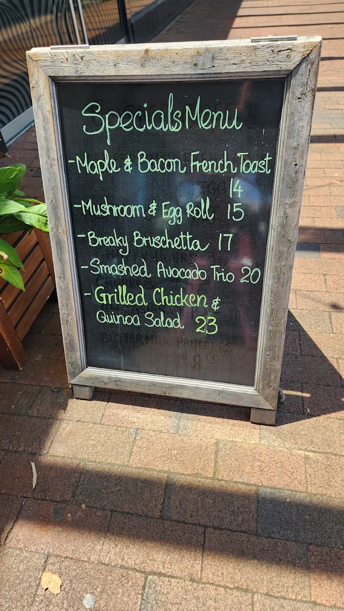 Menu, Cosmo Coffee