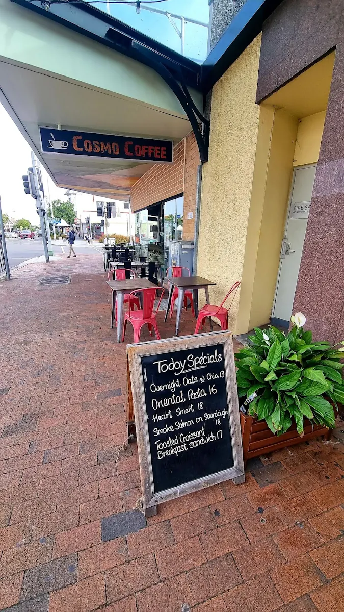 Menu, Cosmo Coffee