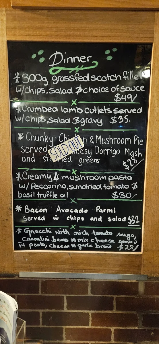 Menu, Family Bistro Lunch And Dinner