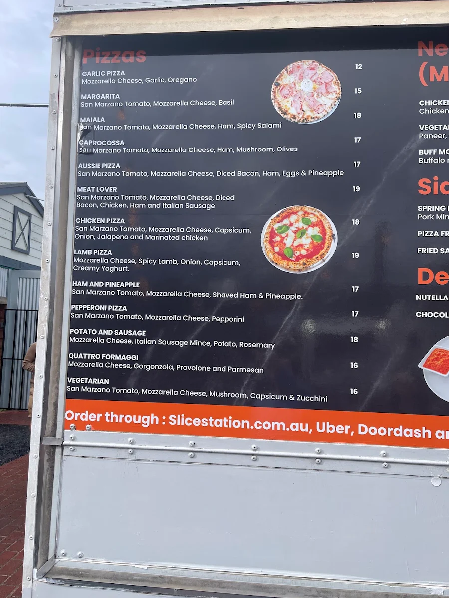 Menu, Slice Station