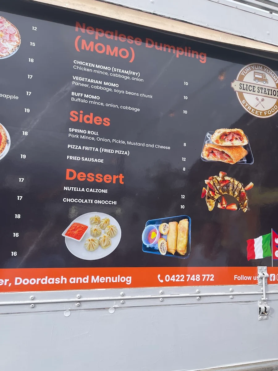 Menu, Slice Station