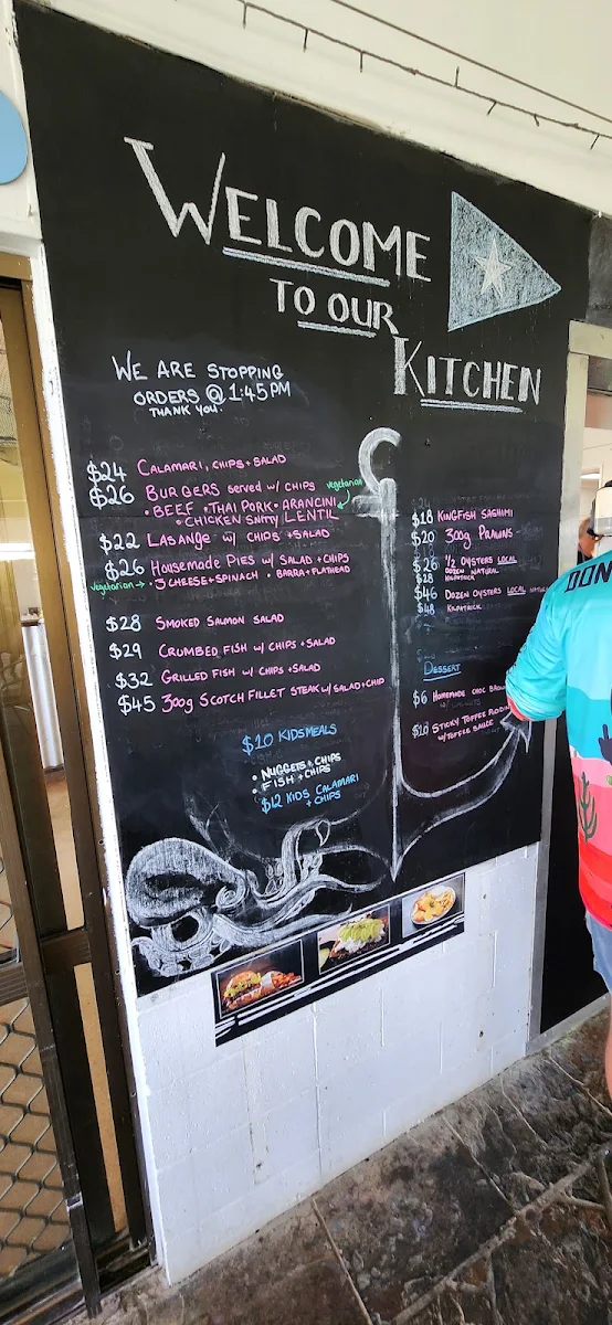 Menu, Little Ship Club