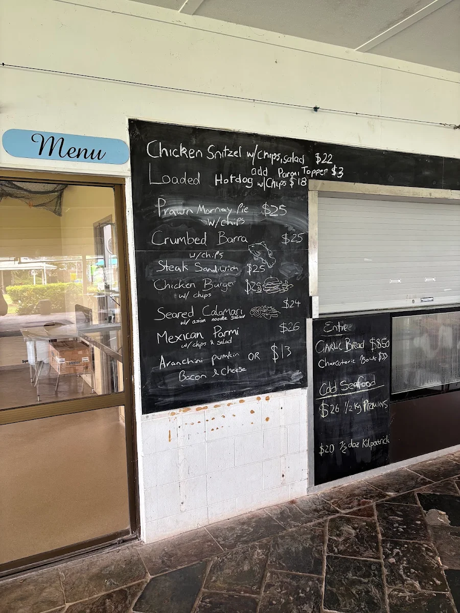 Menu, Little Ship Club
