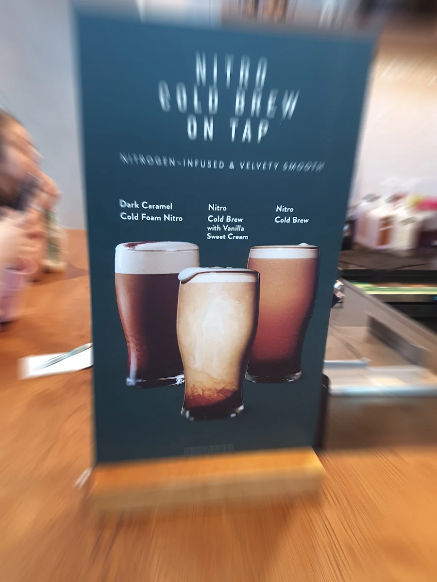 Menu, Starbucks South Brisbane