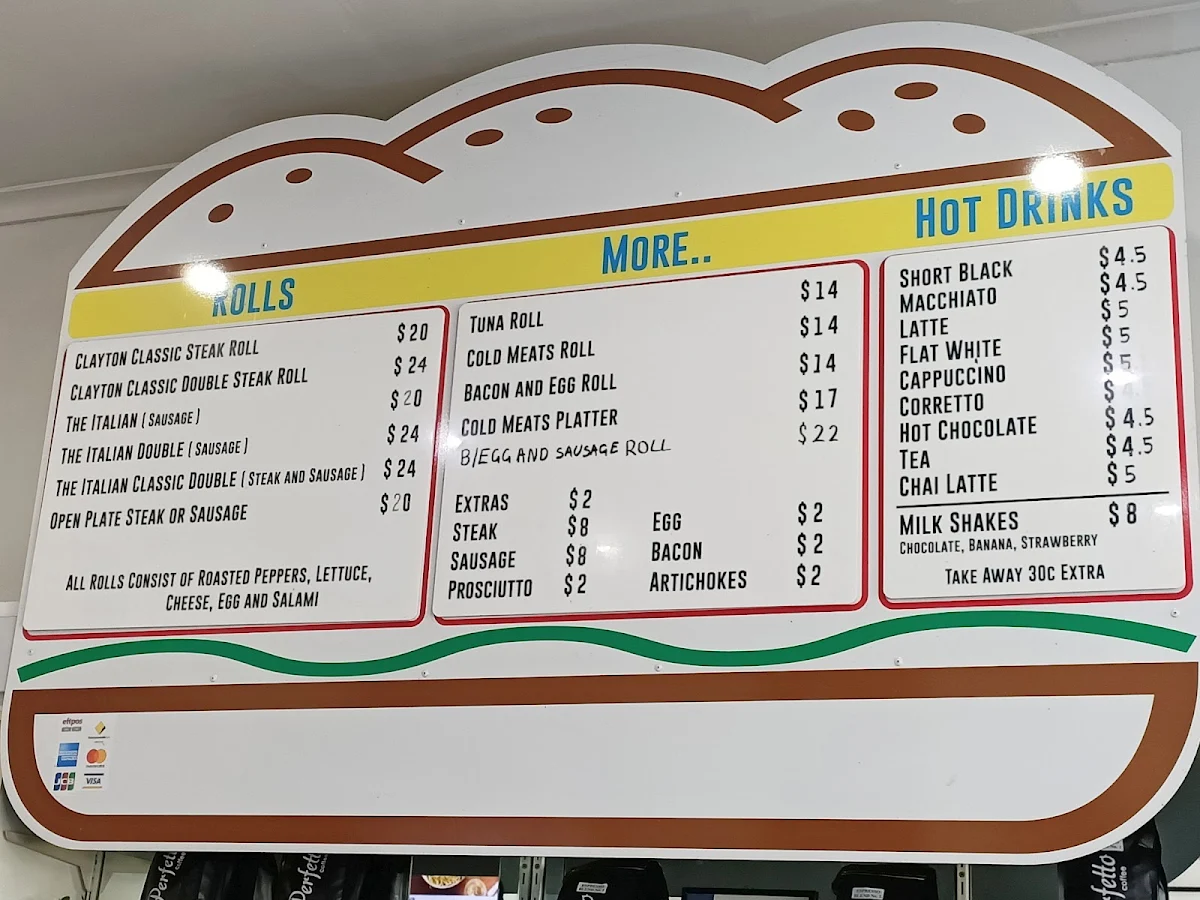 Menu, For Heaven's Steaks