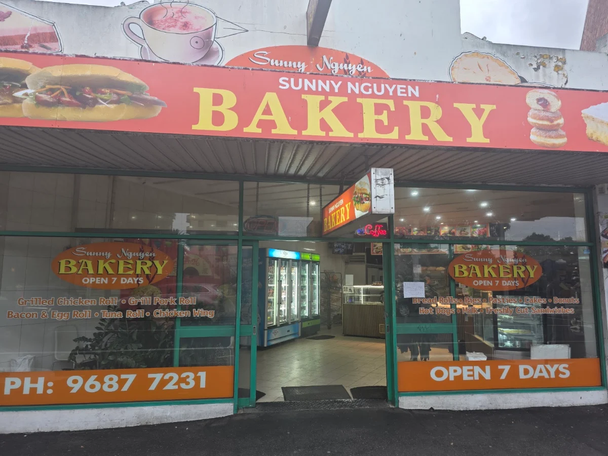 Menu, Sunny Nguyen Bakery