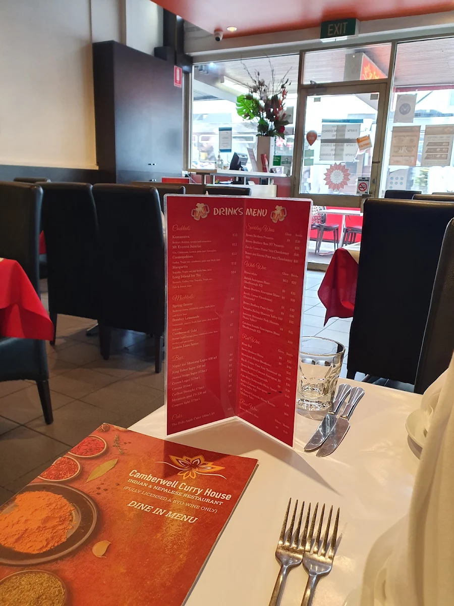 Menu, BASANT Indian Social Dining