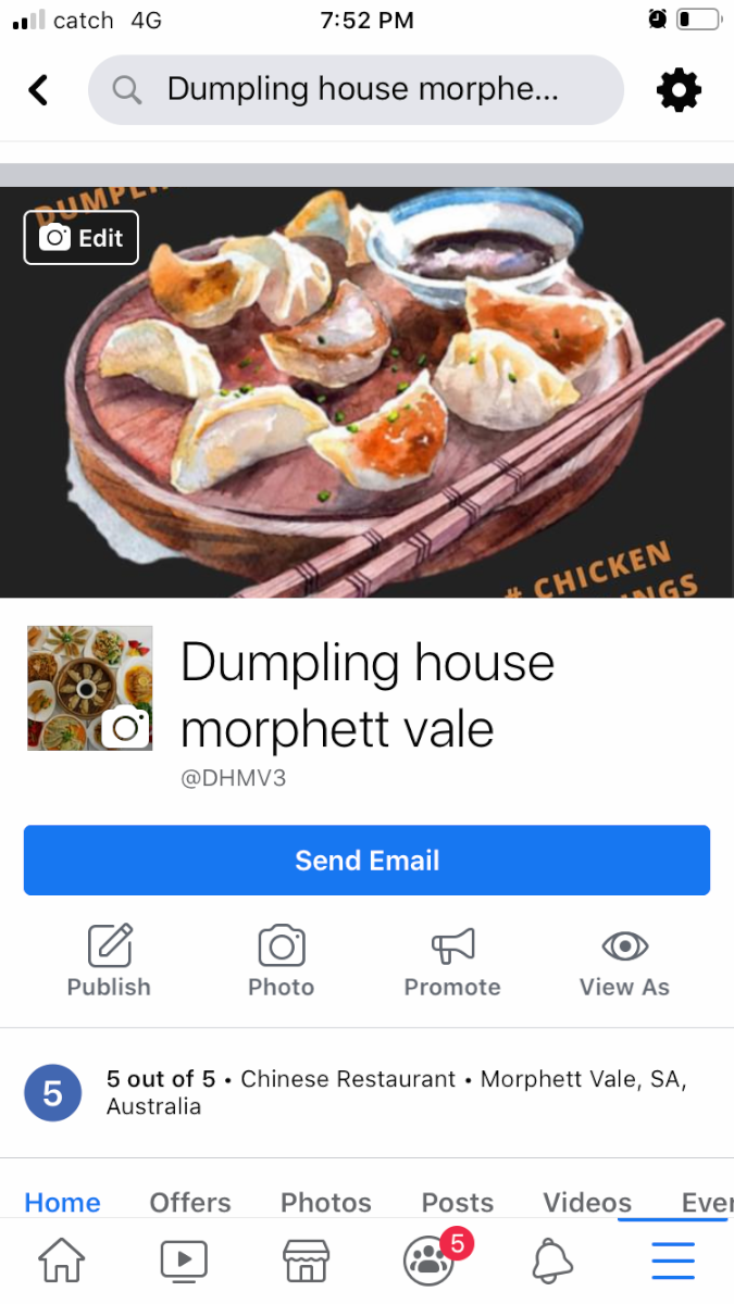 Menu, Dumpling House