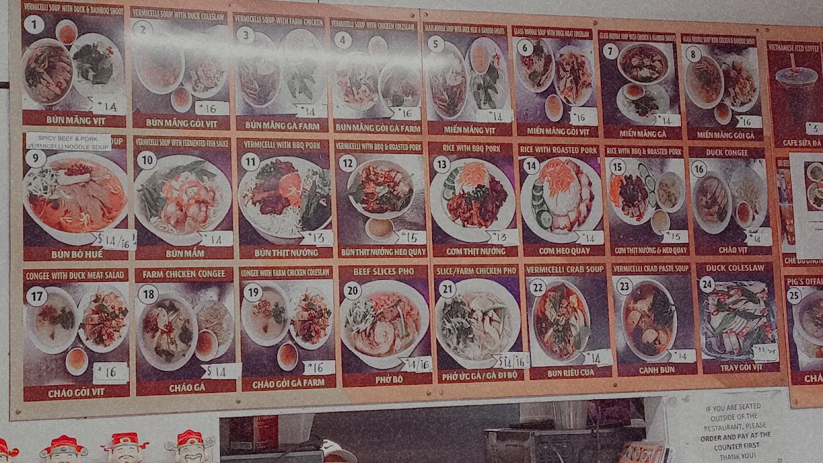 Menu, Thu 219