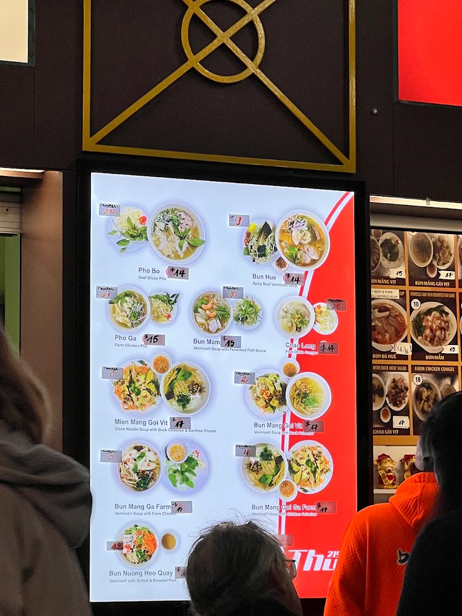 Menu, Thu 219