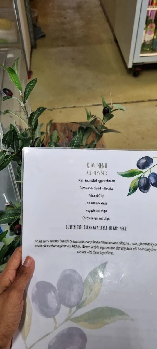 Menu, The Shed Cafe & Gift Shop Rathdowney