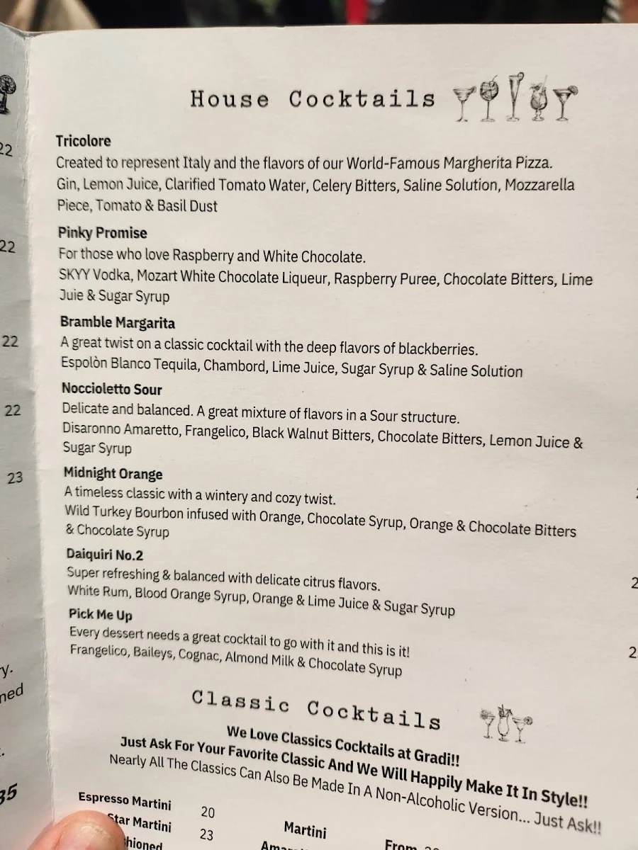 Menu, 400 Gradi - Brunswick