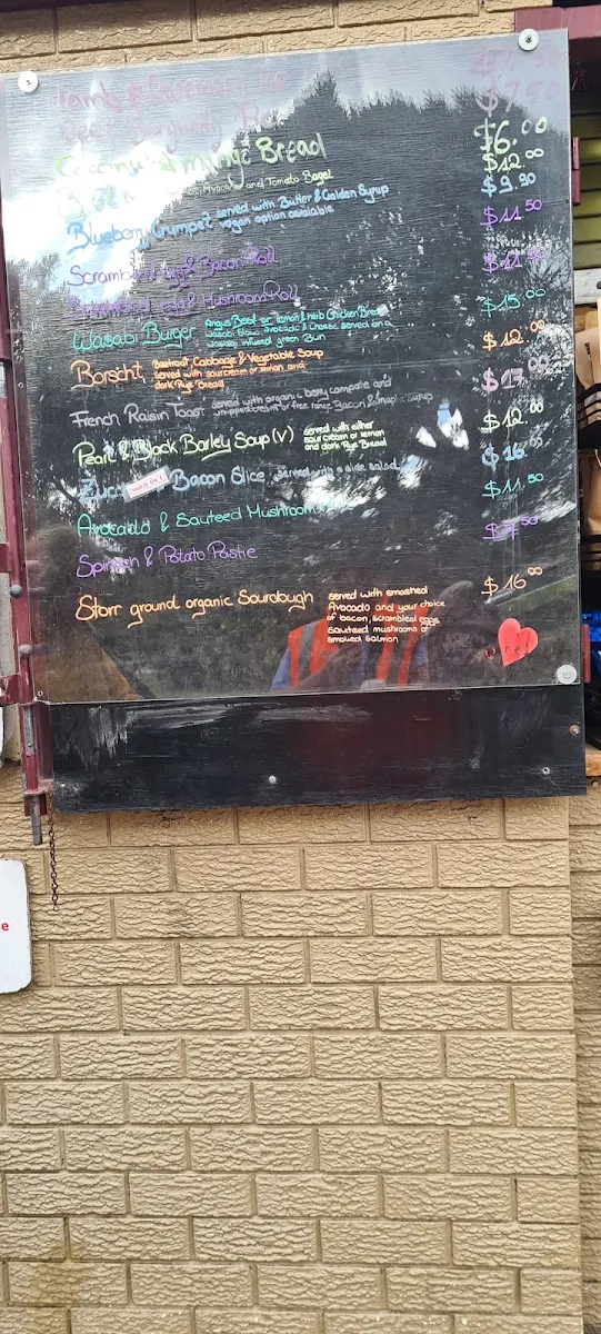 Menu, Cafe Bones