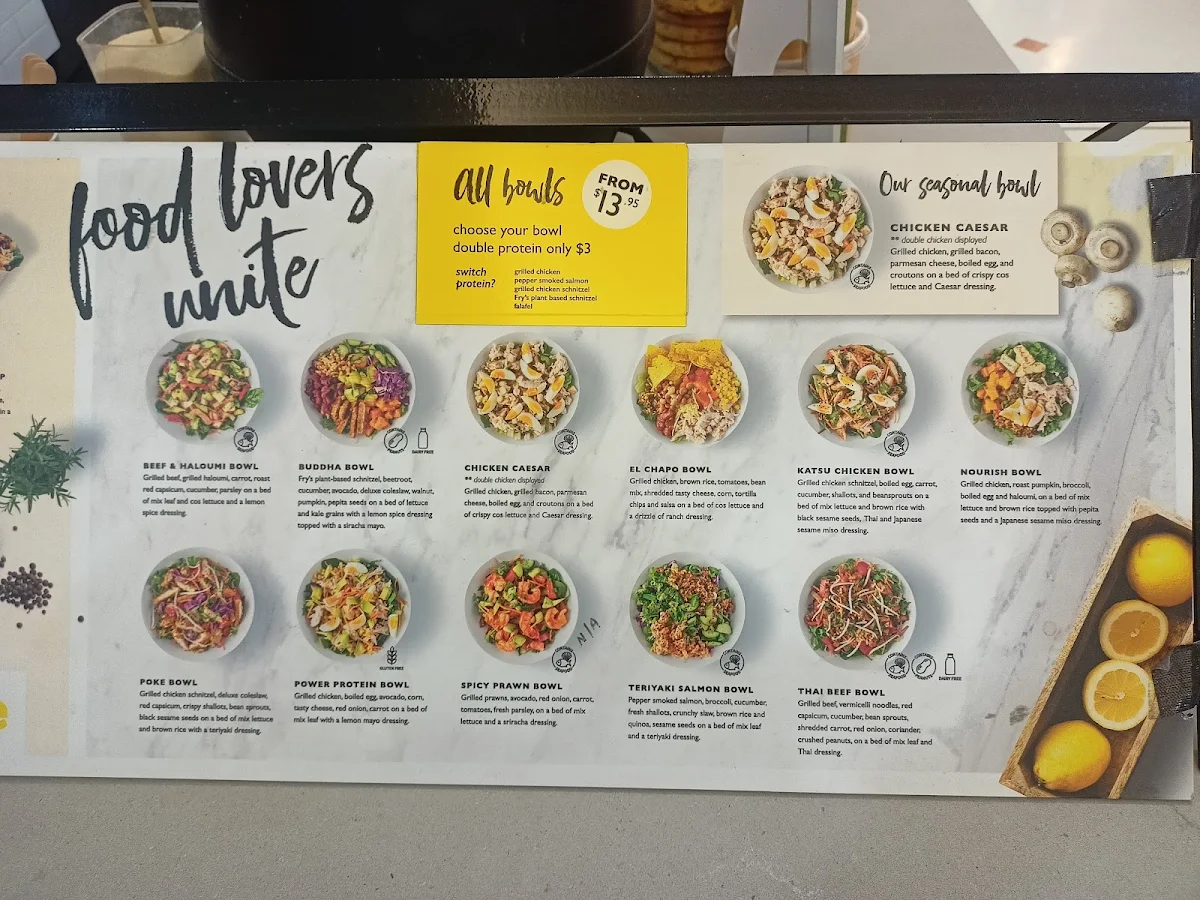Menu, Foodie Junction