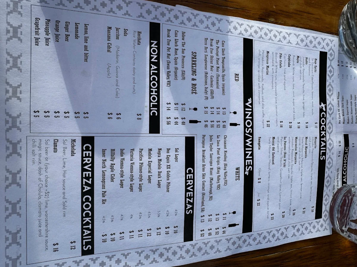 Menu, Los Amantes