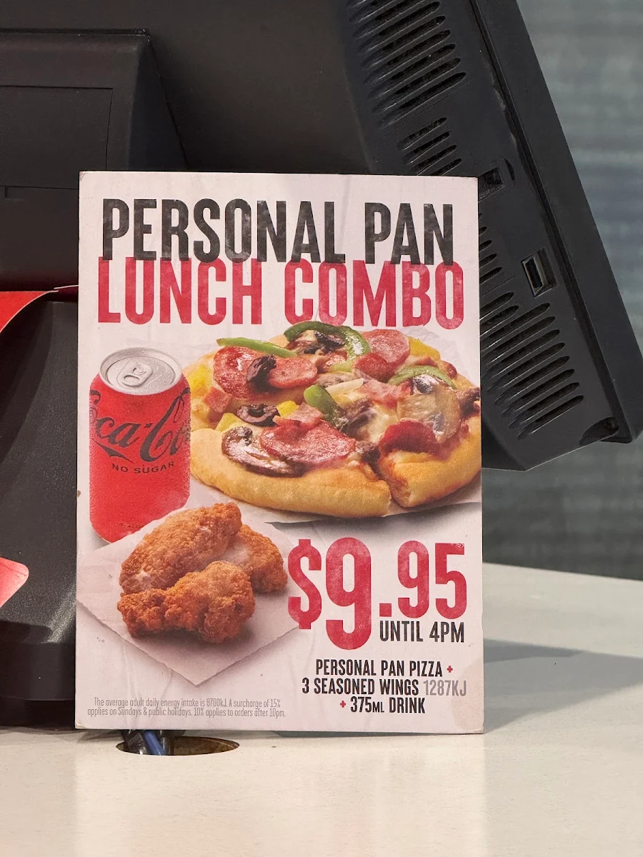 Menu, Pizza Hut Patterson Lakes