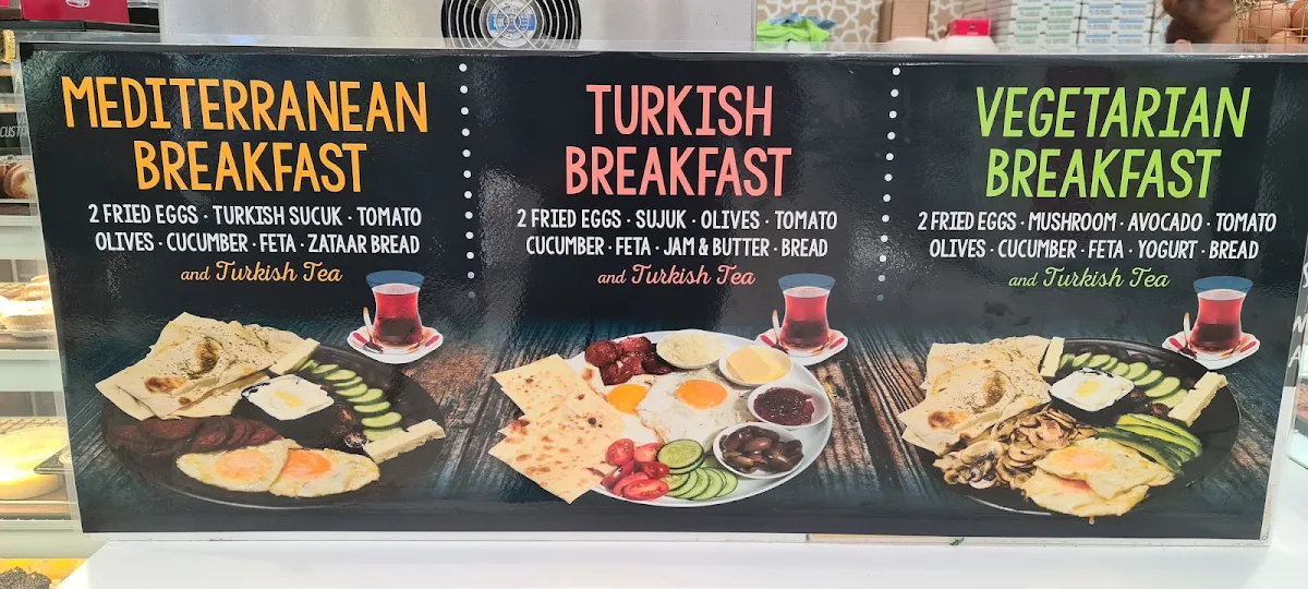 Menu, Gözleme King Rhodes
