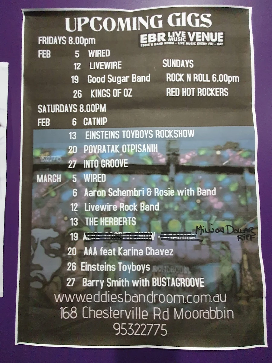 Menu, Pockets Moorabbin