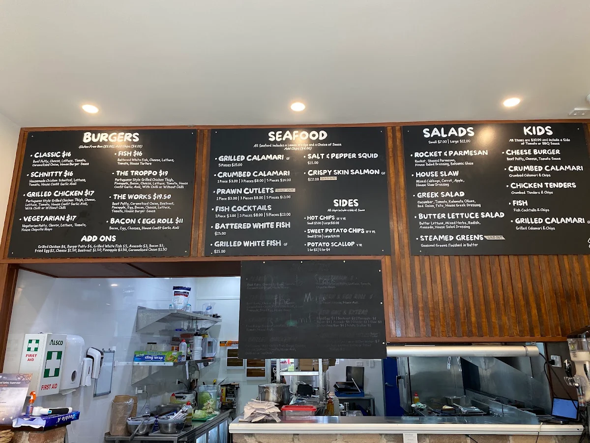 Menu, Calamari Kid