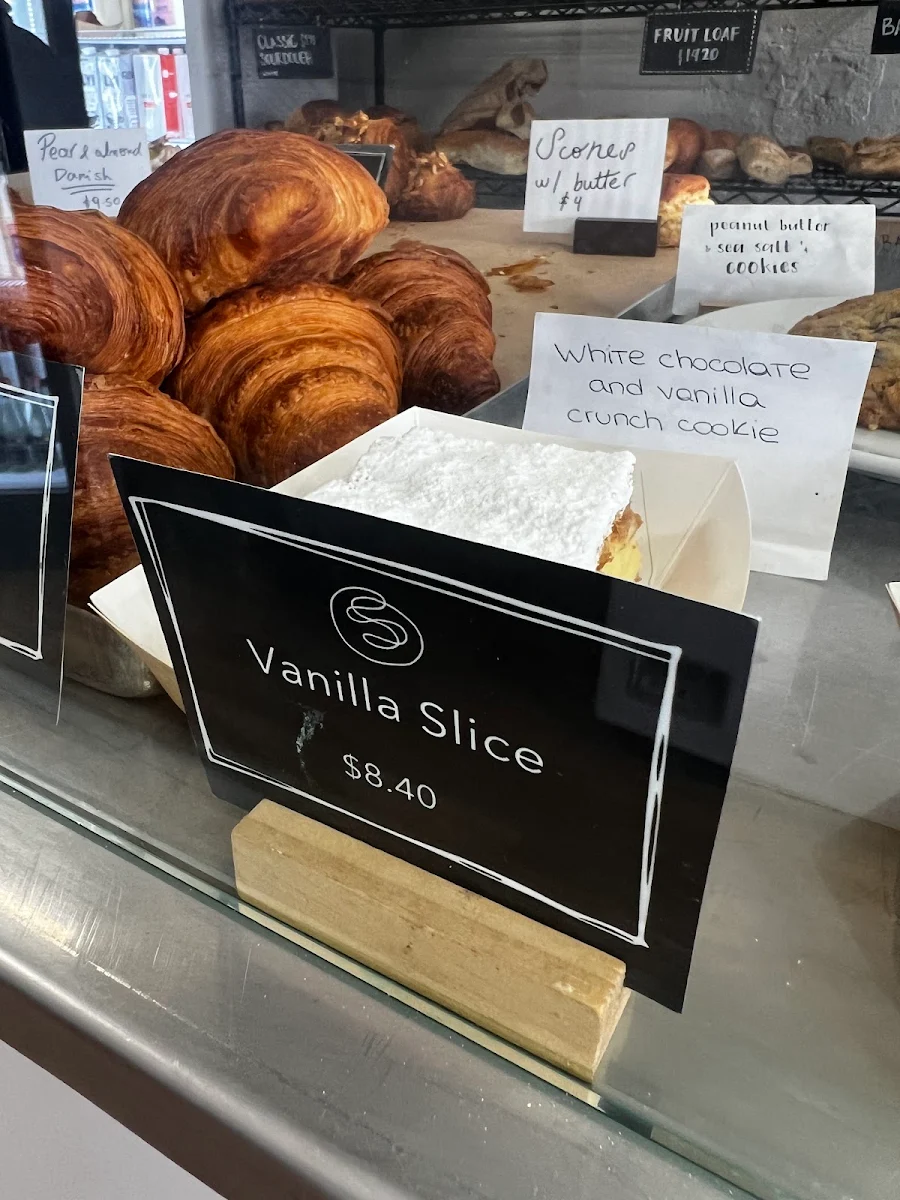 Menu, Staple Bakery Curl Curl