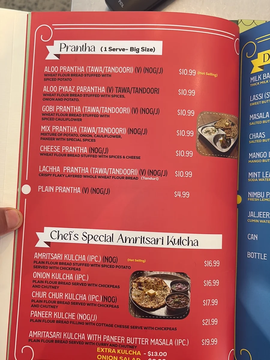 Menu, Khao Piyo - Vegetarian & Vegan Restaurant
