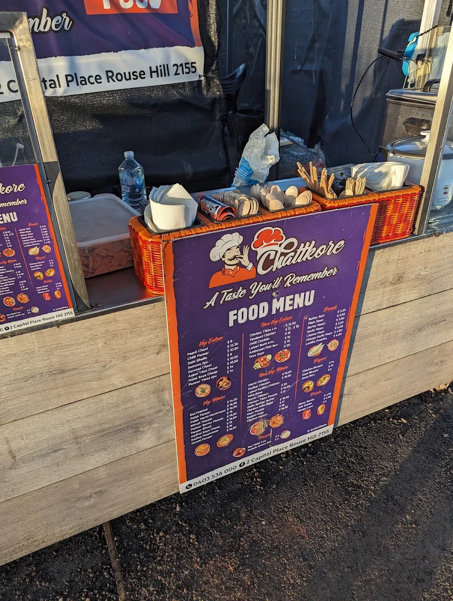 Menu, Chattkore