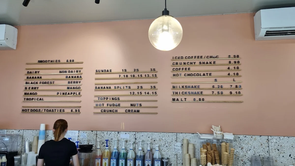 Menu, Carousel Ice-Cream, Cake and FroYo/Acai