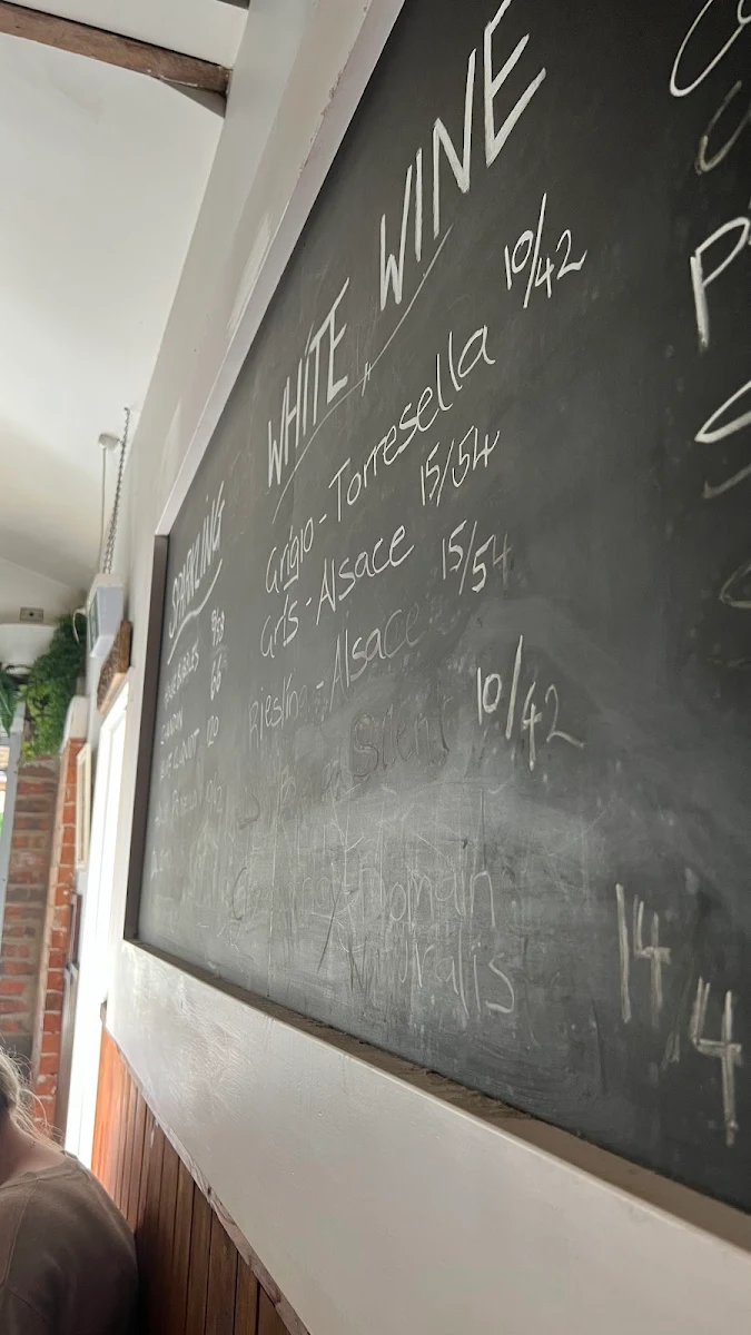 Menu, Paradiso Restaurant & Bar